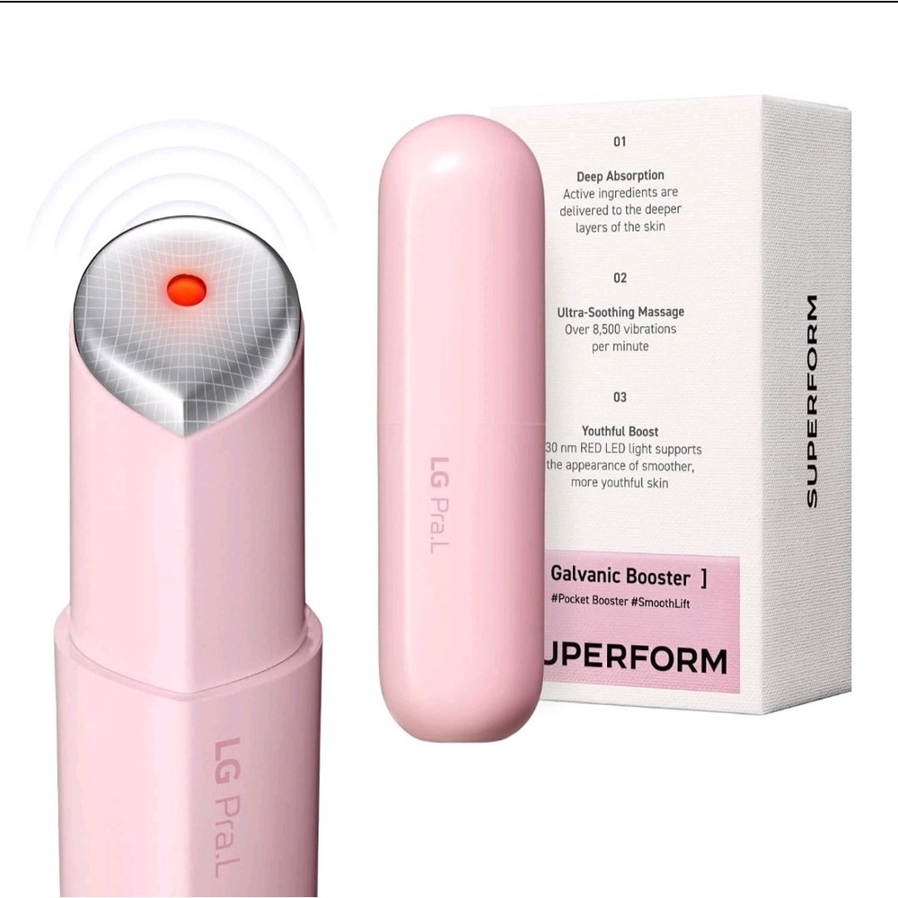 Superform Galvanic Booster Blush Pink, 1min booster for ageless skin, anti-aging